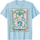 Mother Planet Earth Day Nature Vintage Art Nouveau Hippie T-Shirt - T-Shirt | Light Blue