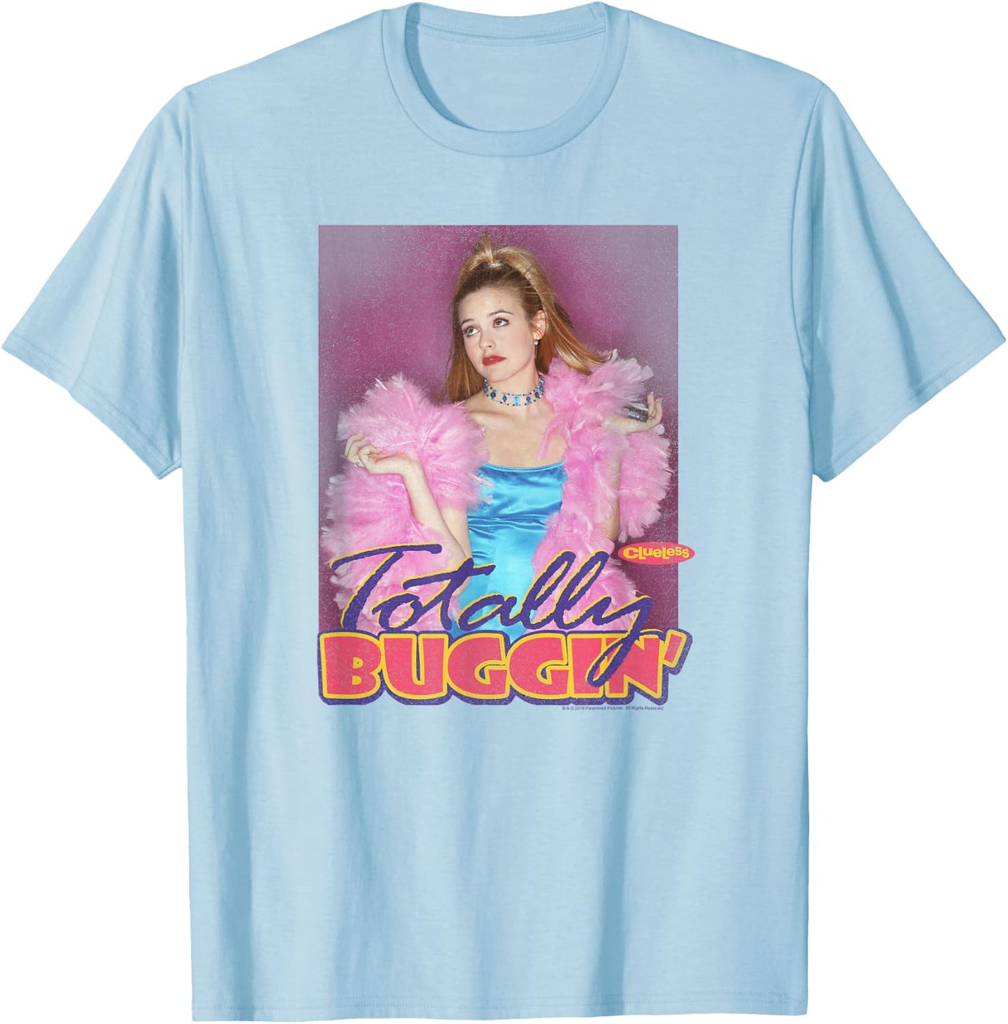 Clueless Totally Buggin T-Shirt - T-Shirt | Light Blue