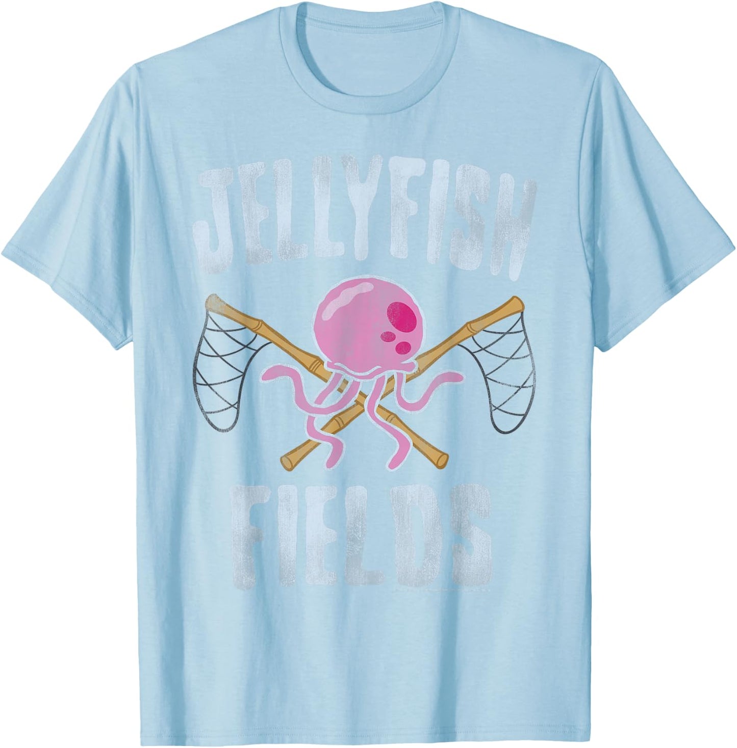 SpongeBob SquarePants Jellyfish Fields T-Shirt - T-Shirt | Light Blue