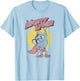 Mighty Mouse Heavy Logo T-Shirt - T-Shirt | Light Blue
