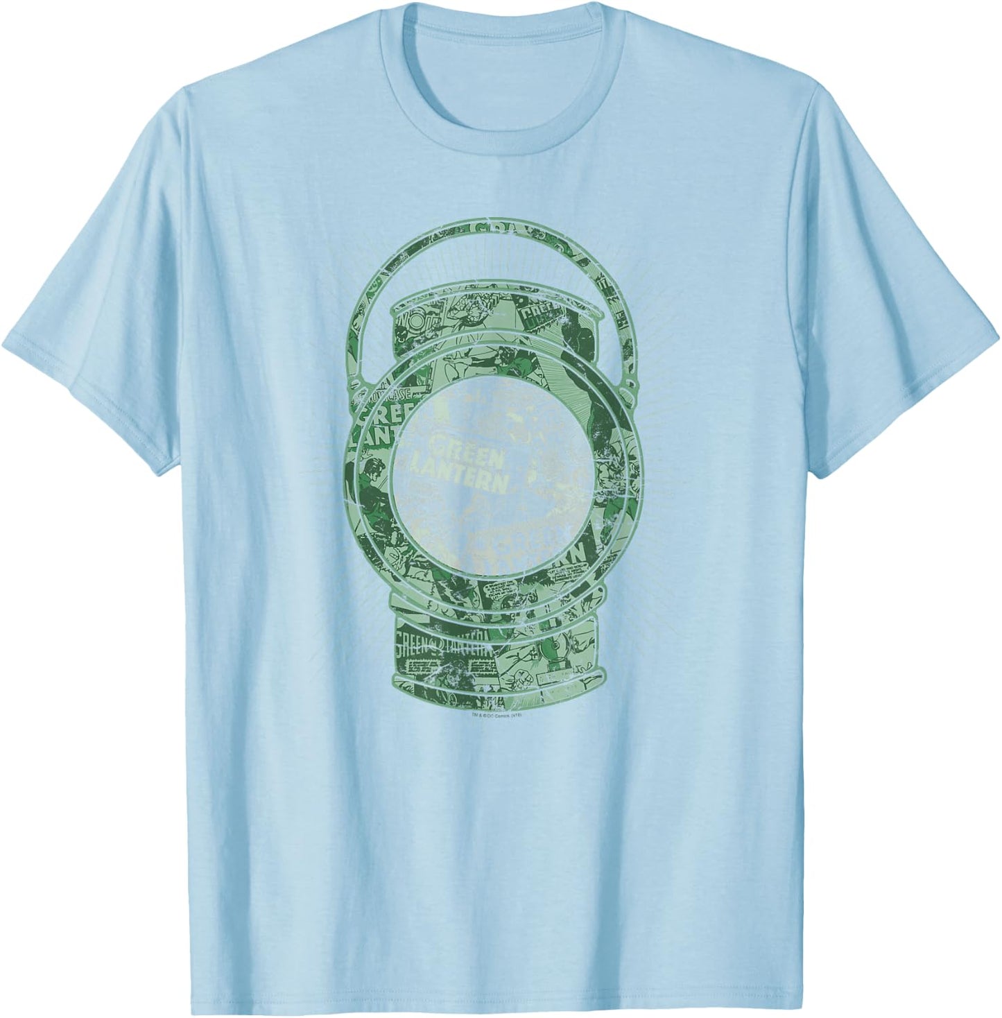 Green Lantern Cover T Shirt T-Shirt - T-Shirt | Light Blue
