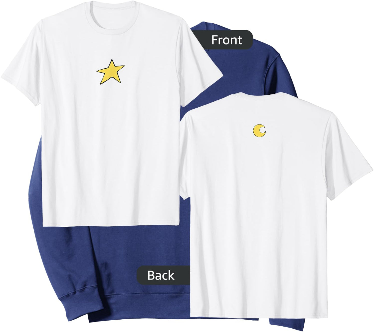 Ping Pong the Animation Peco Sun (star) Moon Anime Sweatshirt - Sweatshirt | Navy