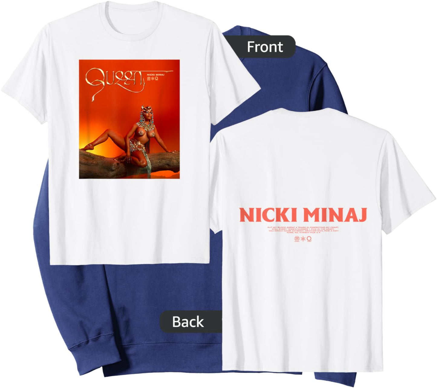 Nicki Minaj Queen Album Sweatshirt - Sweatshirt | Navy