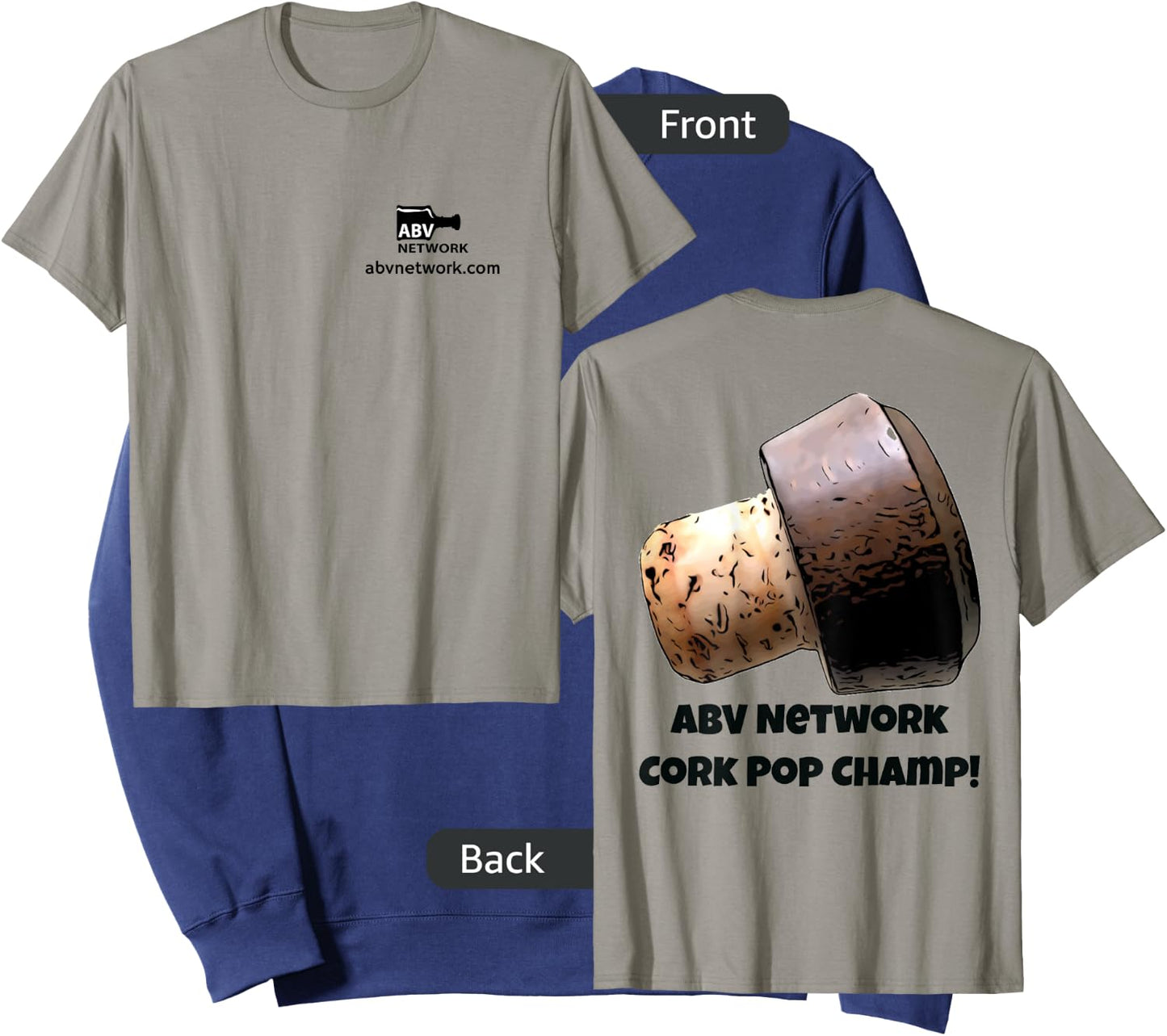 ABV Network Cork Pop Champ Sweatshirt - Sweatshirt | Navy