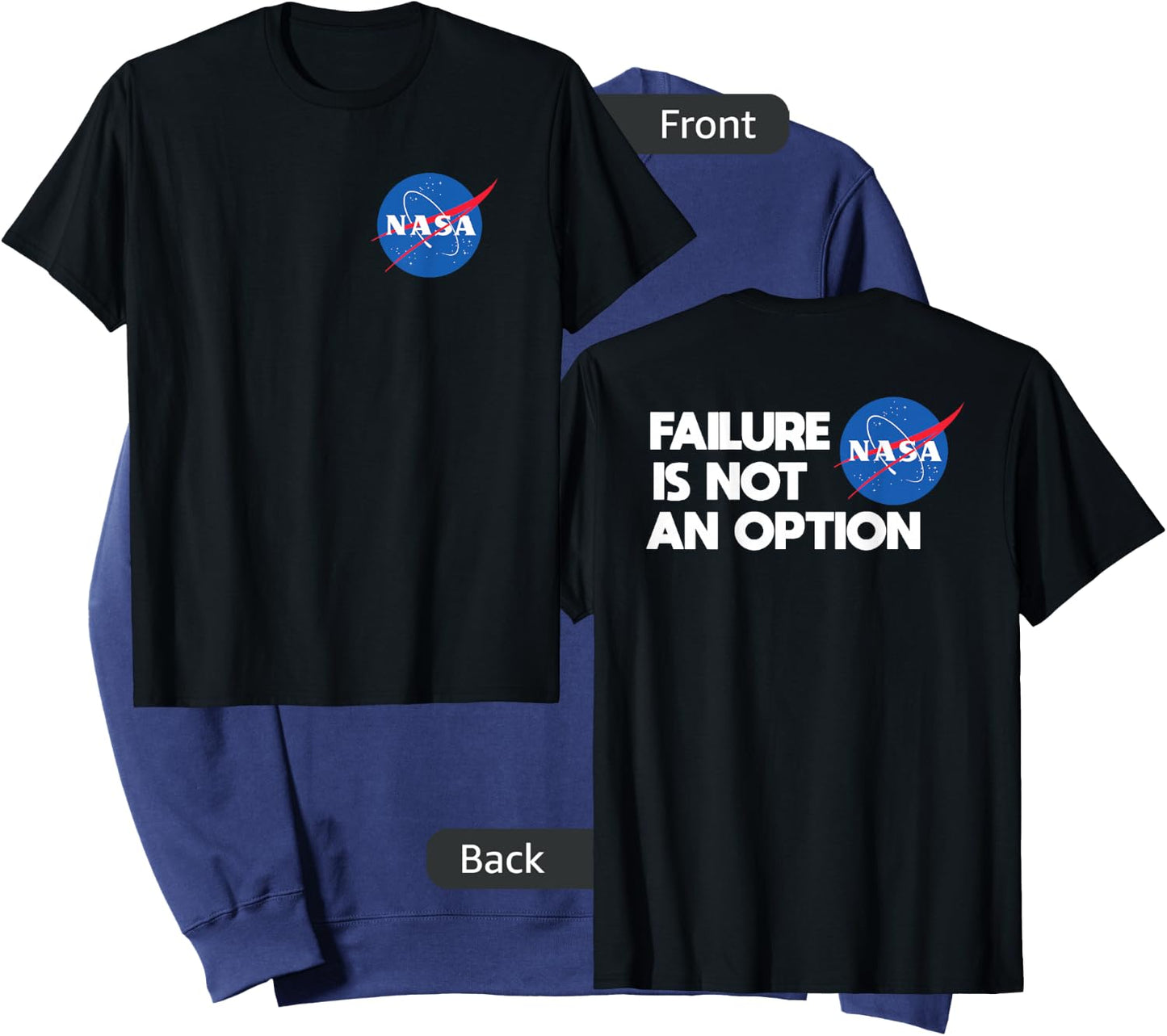 Failure Is Not An Option - NASA Sweatshirt - Sweatshirt | Navy