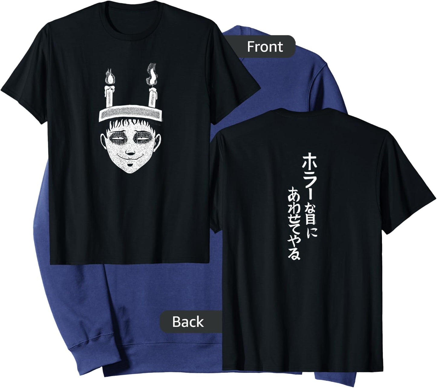 Junji Ito Souichi Candles Sweatshirt - Sweatshirt | Navy