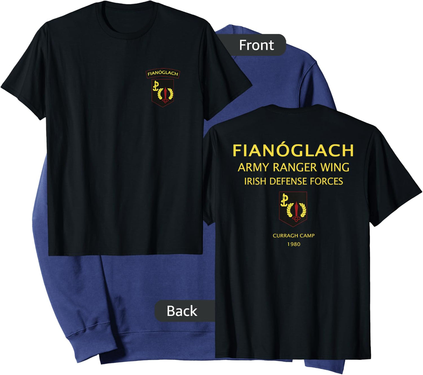 Fianoglach Irish Special Force Army Ranger Ireland Defence Sweatshirt - Sweatshirt | Navy