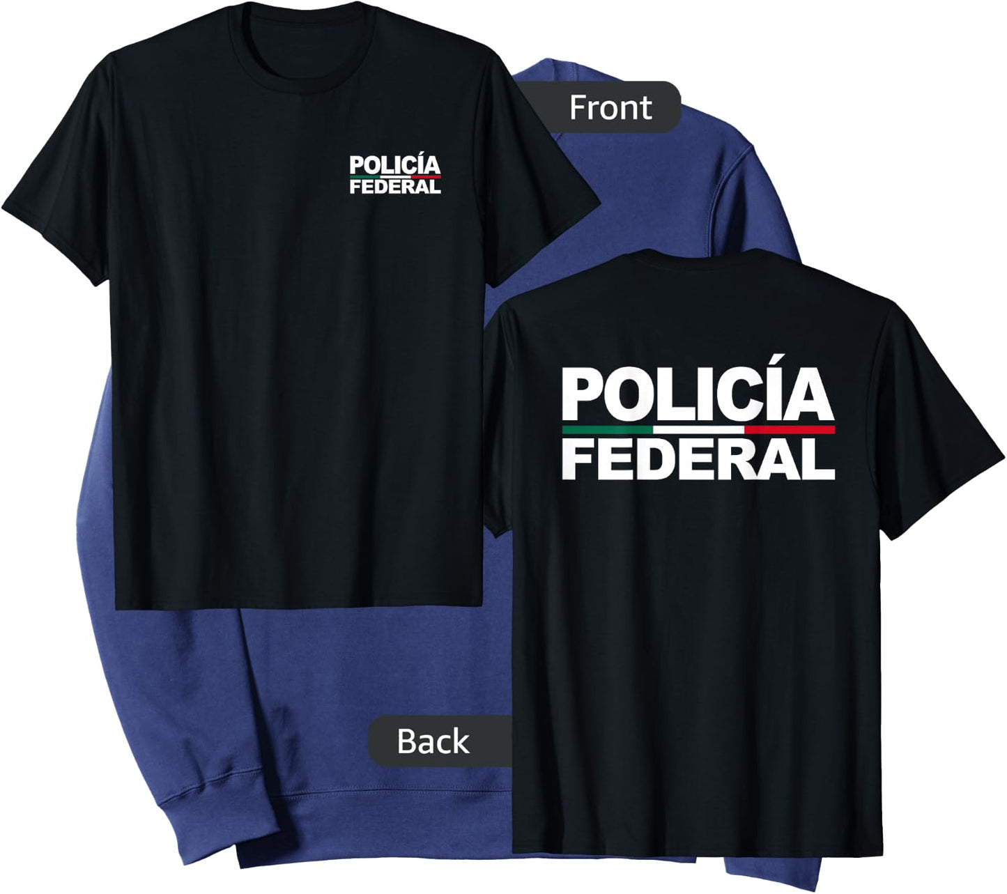 Mexico Policia Federal Mexican Police Law Costume Sweatshirt - Sweatshirt | Navy