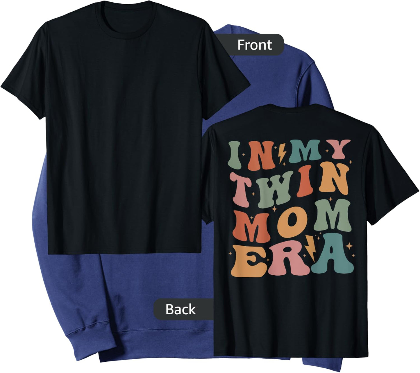 In My Twin Mom Era (on back) Sweatshirt - Sweatshirt | Navy