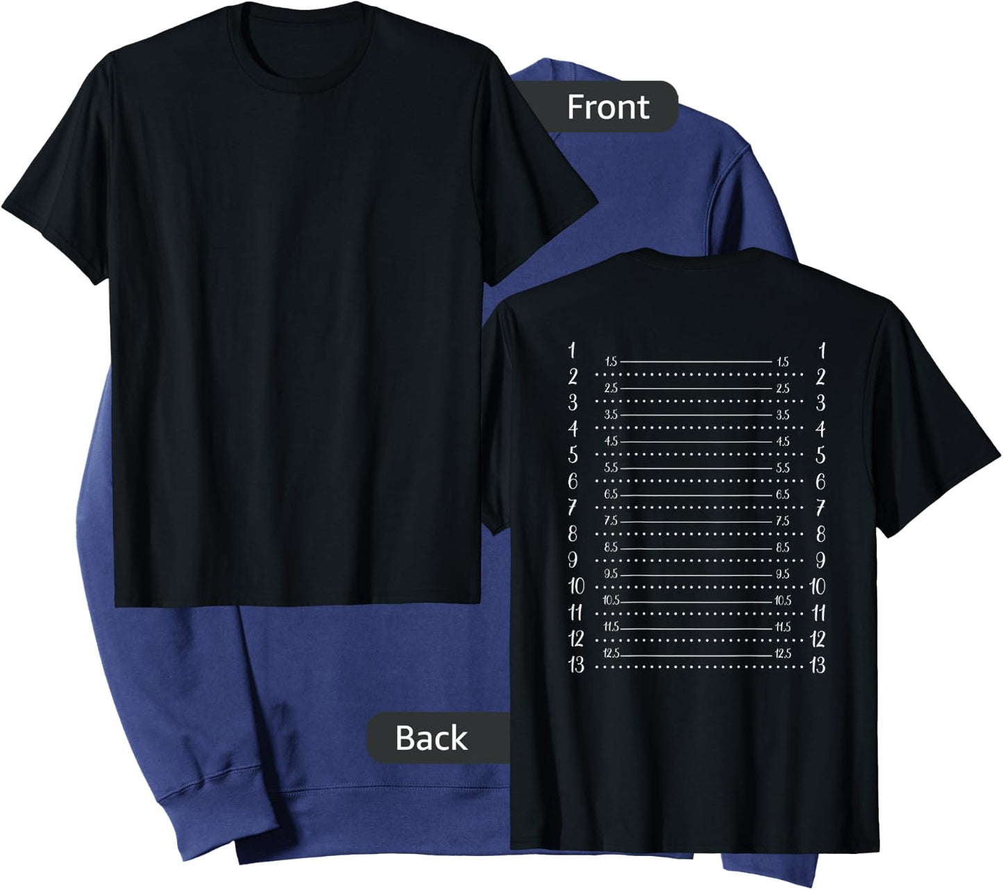 Hair Length Chart Hair Check Sweatshirt - Sweatshirt | Navy