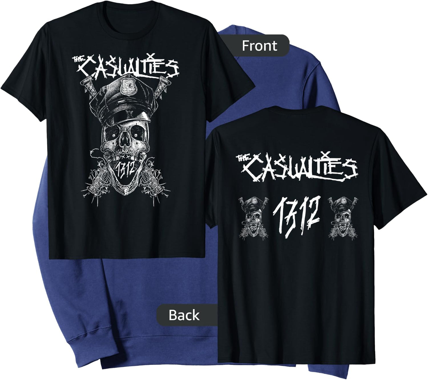 The Casualties - 1312 - Official Merchandise Sweatshirt - Sweatshirt | Navy