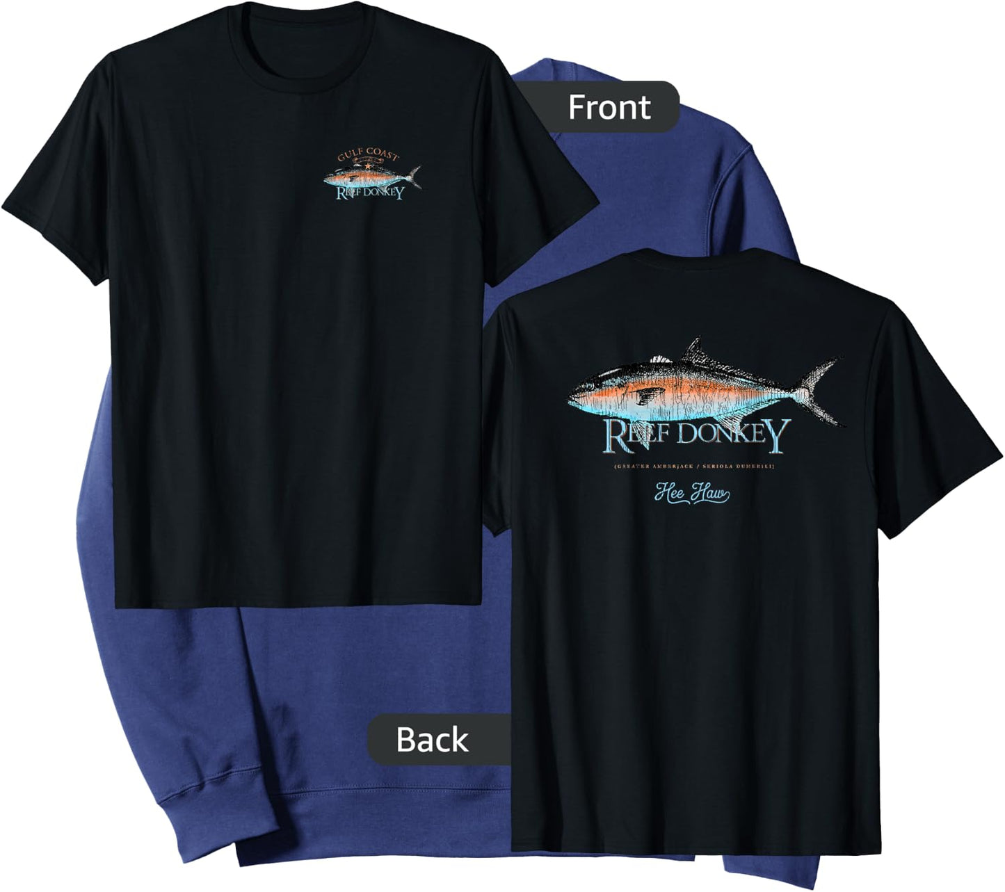 Amberjack Amber Jack Reef Donkey Gulf Coast Fishing AJ Sweatshirt - Sweatshirt | Navy