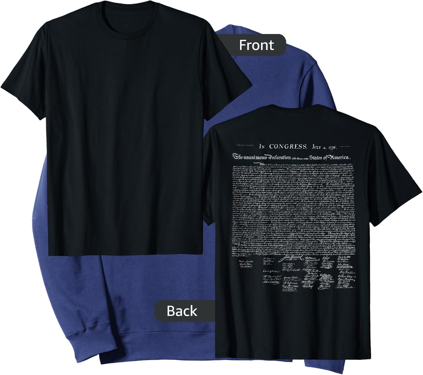 Declaration of Independence Sweatshirt - Sweatshirt | Navy