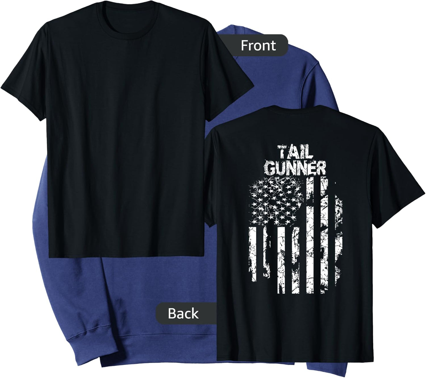 Tail Gunner Military Sweatshirt - Sweatshirt | Navy
