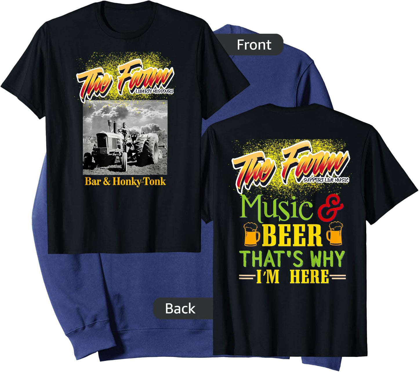 The Farm Liberty Missouri USA Live Music Bar Honky-tonk #1 Sweatshirt - Sweatshirt | Navy