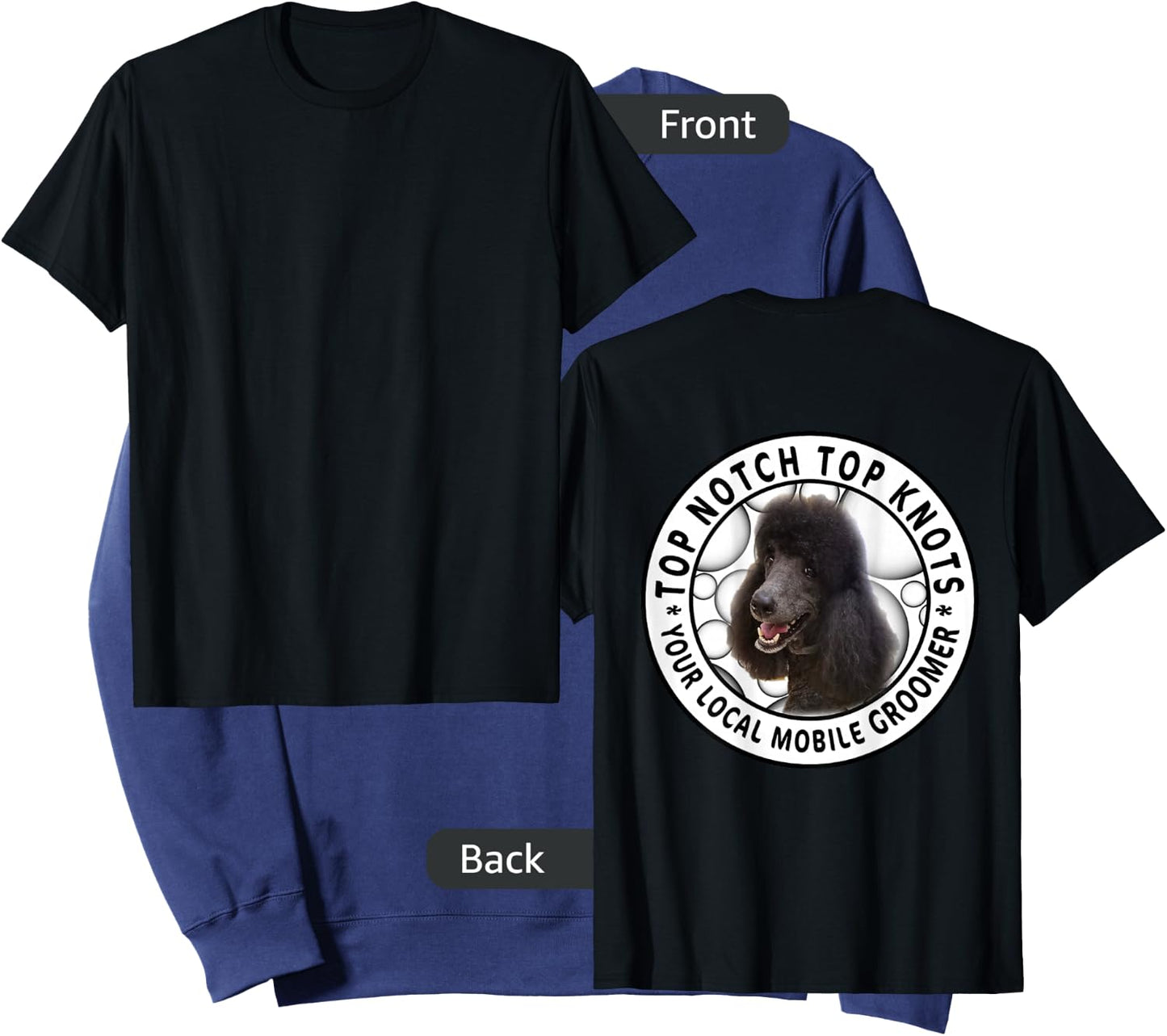 Top Notch Top Knots Mobile Grooming Customer Loyalty Sweatshirt - Sweatshirt | Navy