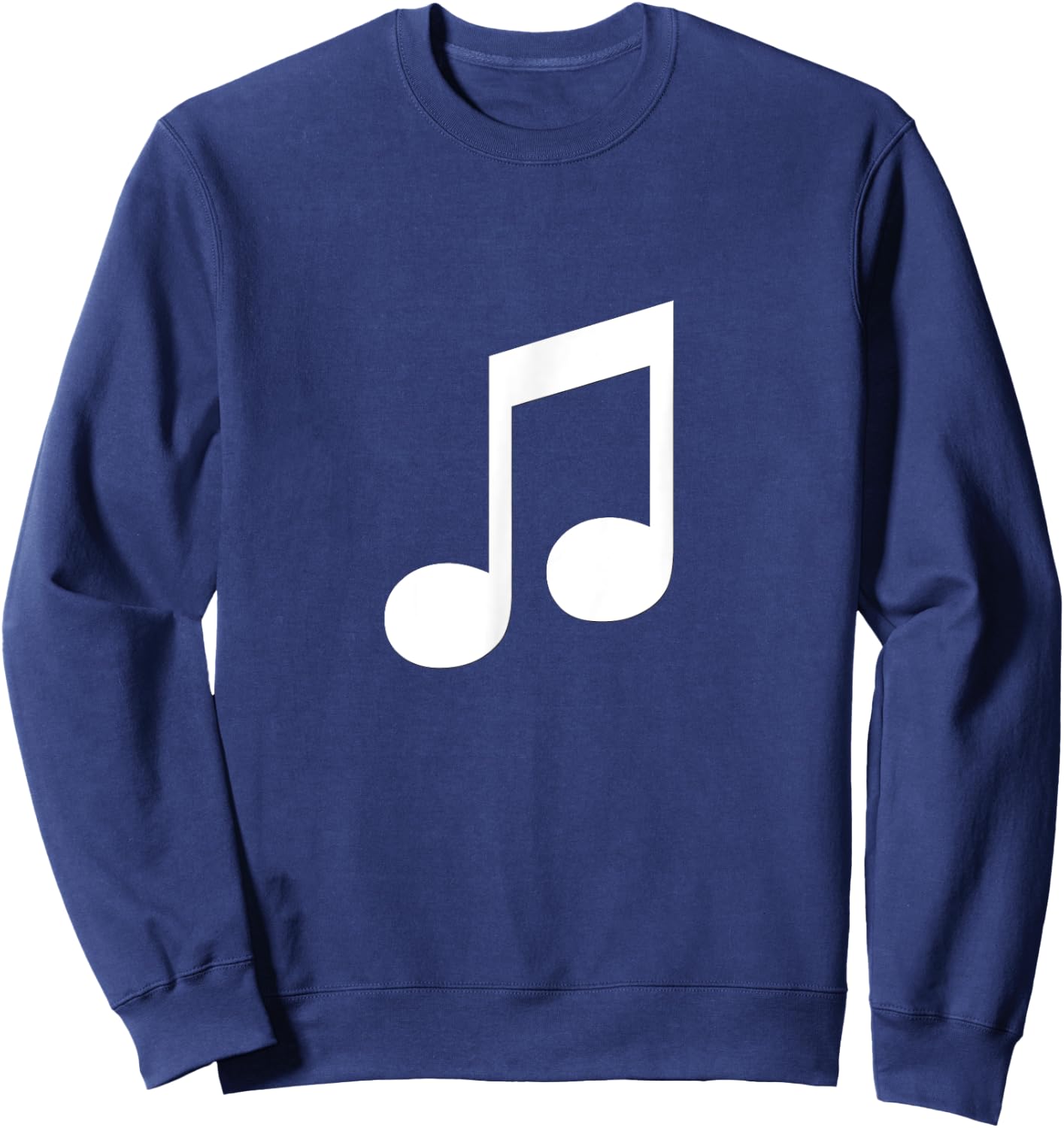 Eighth 8th Music Note Musician Sweatshirt - Sweatshirt | Navy