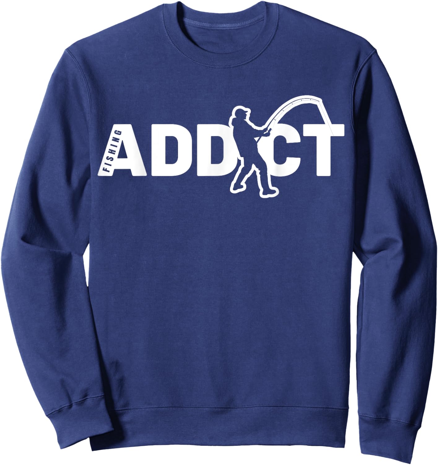 Fishing Shirt | Addictive Fishing, Dad's Gift Angel Coach Sweatshirt - Sweatshirt | Navy