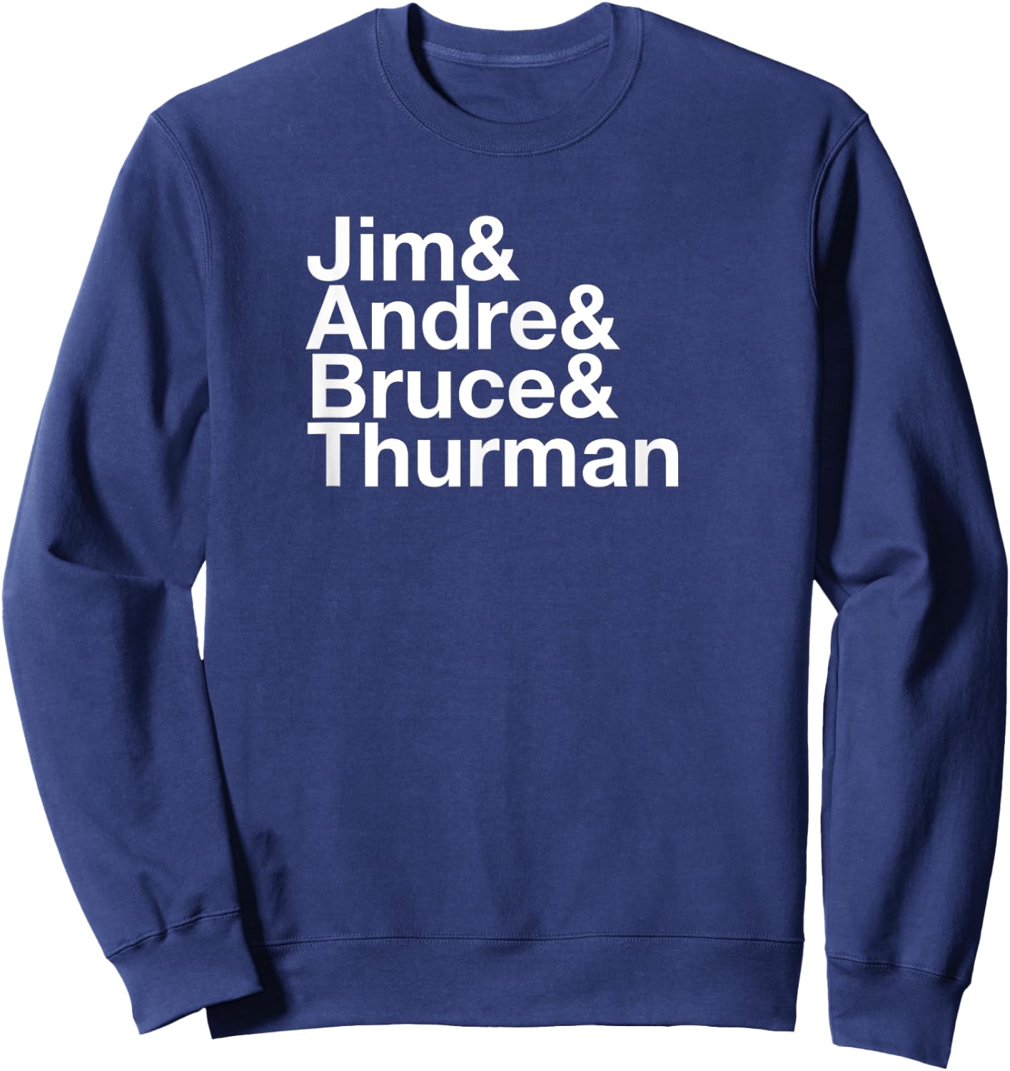 Jim Bruce Andre Thurman Ampersand Shirt Sweatshirt - Sweatshirt | Navy