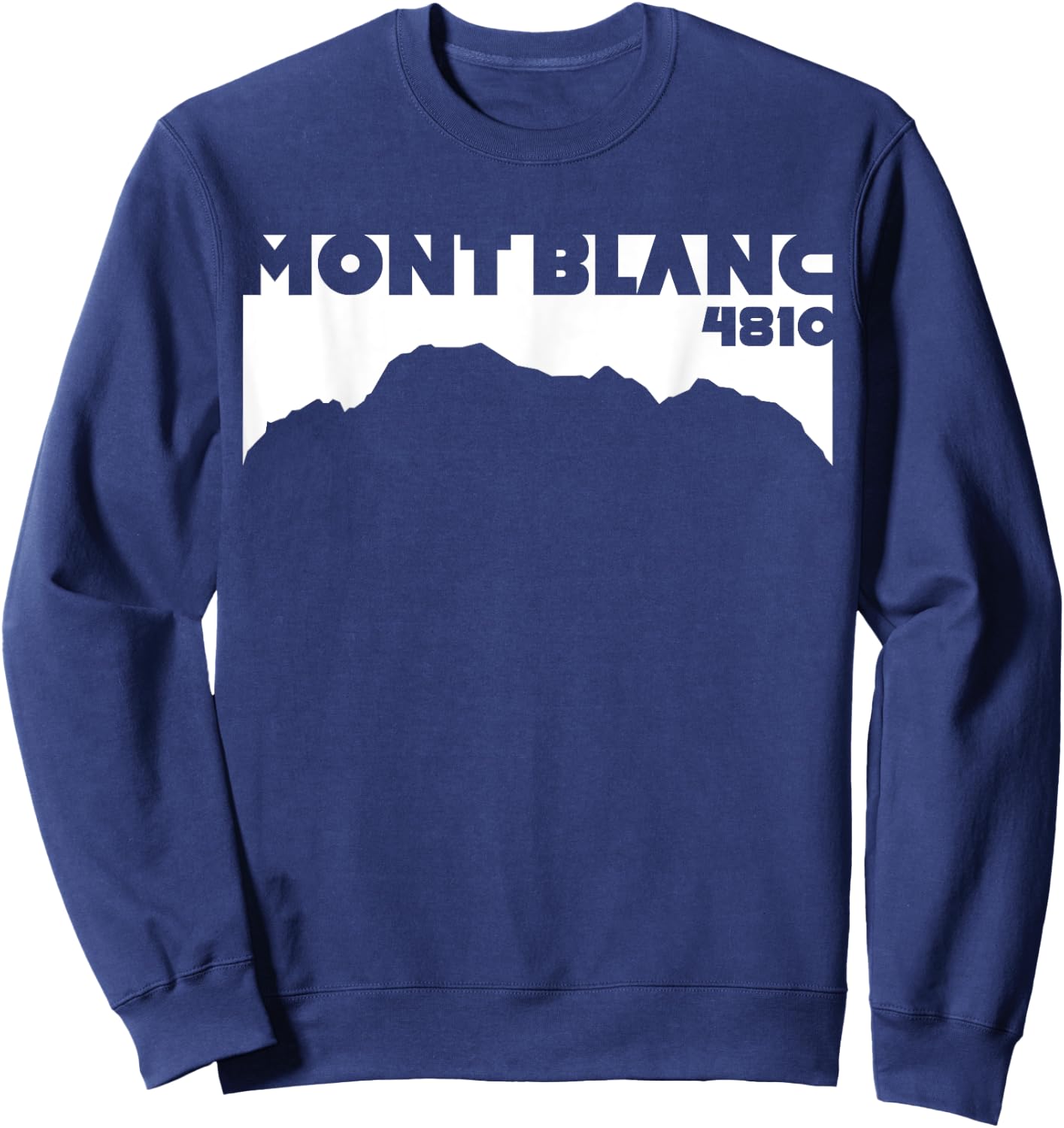 Tour Du Mont Blanc Hike Montblanc TMB Hiking Trekking Gifts Sweatshirt - Sweatshirt | Navy