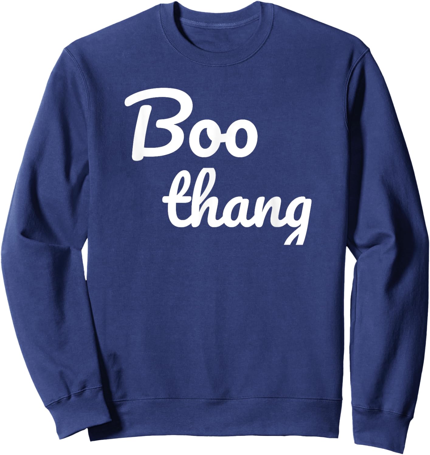 Boo Thang Funny Halloween Costume Sweatshirt - Sweatshirt | Navy