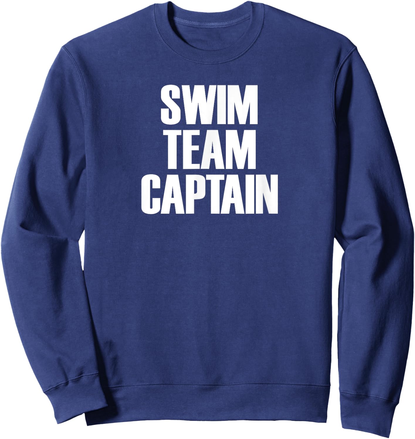 Swim Team Captain - Competitive Swimming Sweatshirt - Sweatshirt | Navy