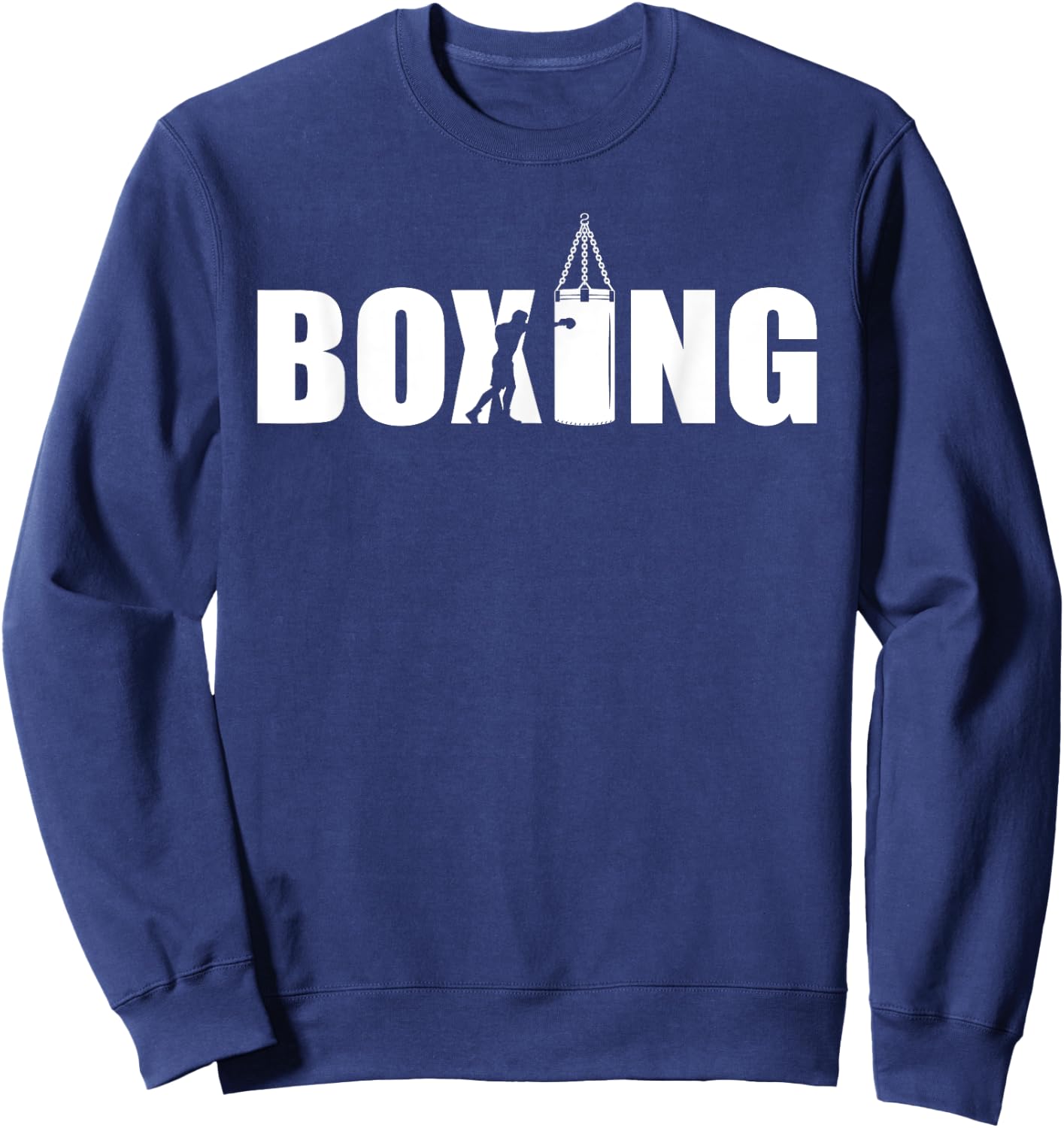 Boxing Lover Gym Boxer Kickboxing Kickboxer Enthusiast Sweatshirt - Sweatshirt | Navy