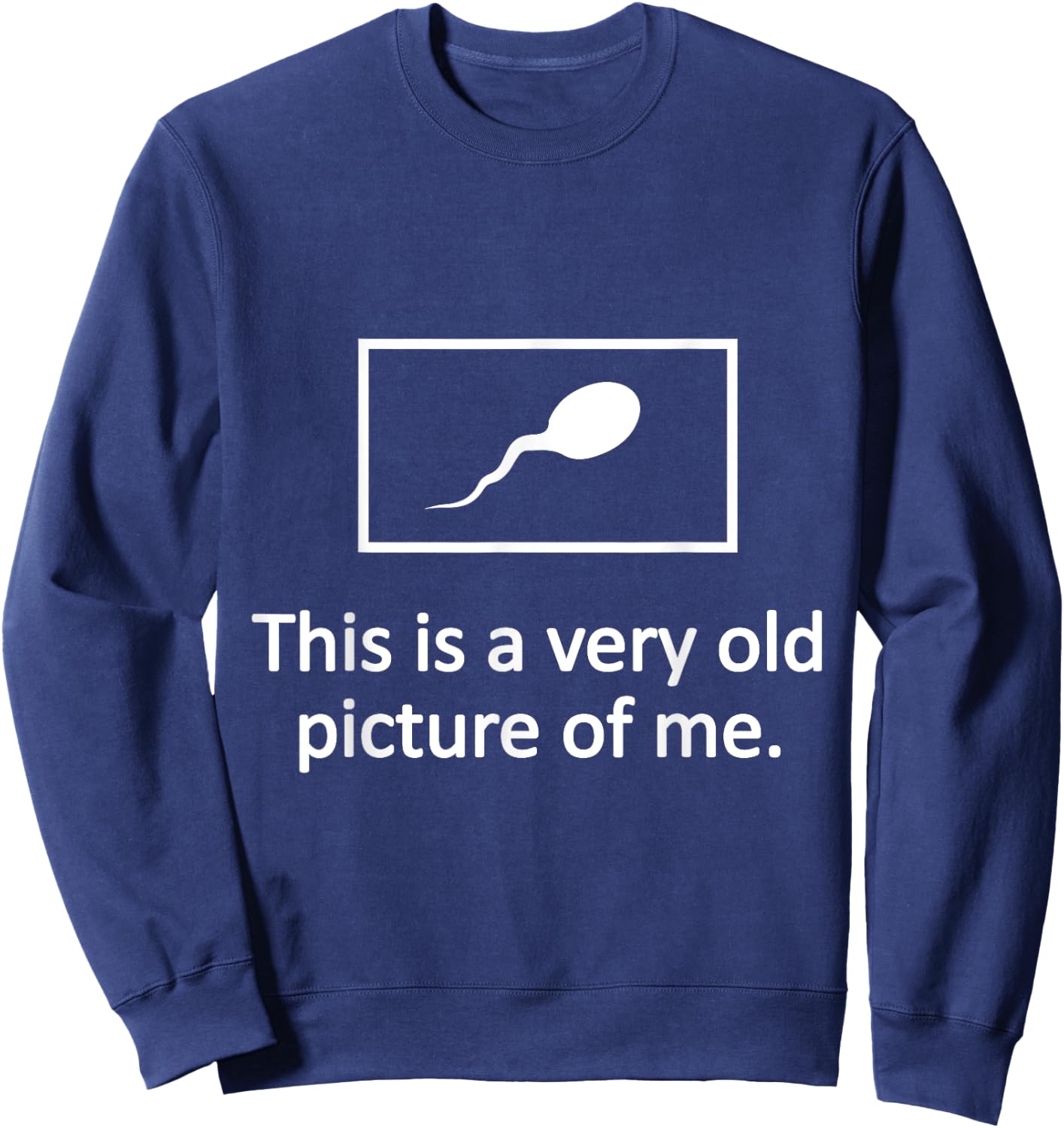 Funny - This Is Very Old Picture Of Me Sweatshirt - Sweatshirt | Navy