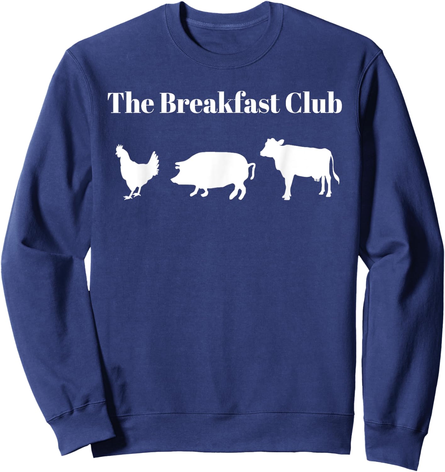 Food Shirt The Breakfast Club Sweatshirt - Sweatshirt | Navy