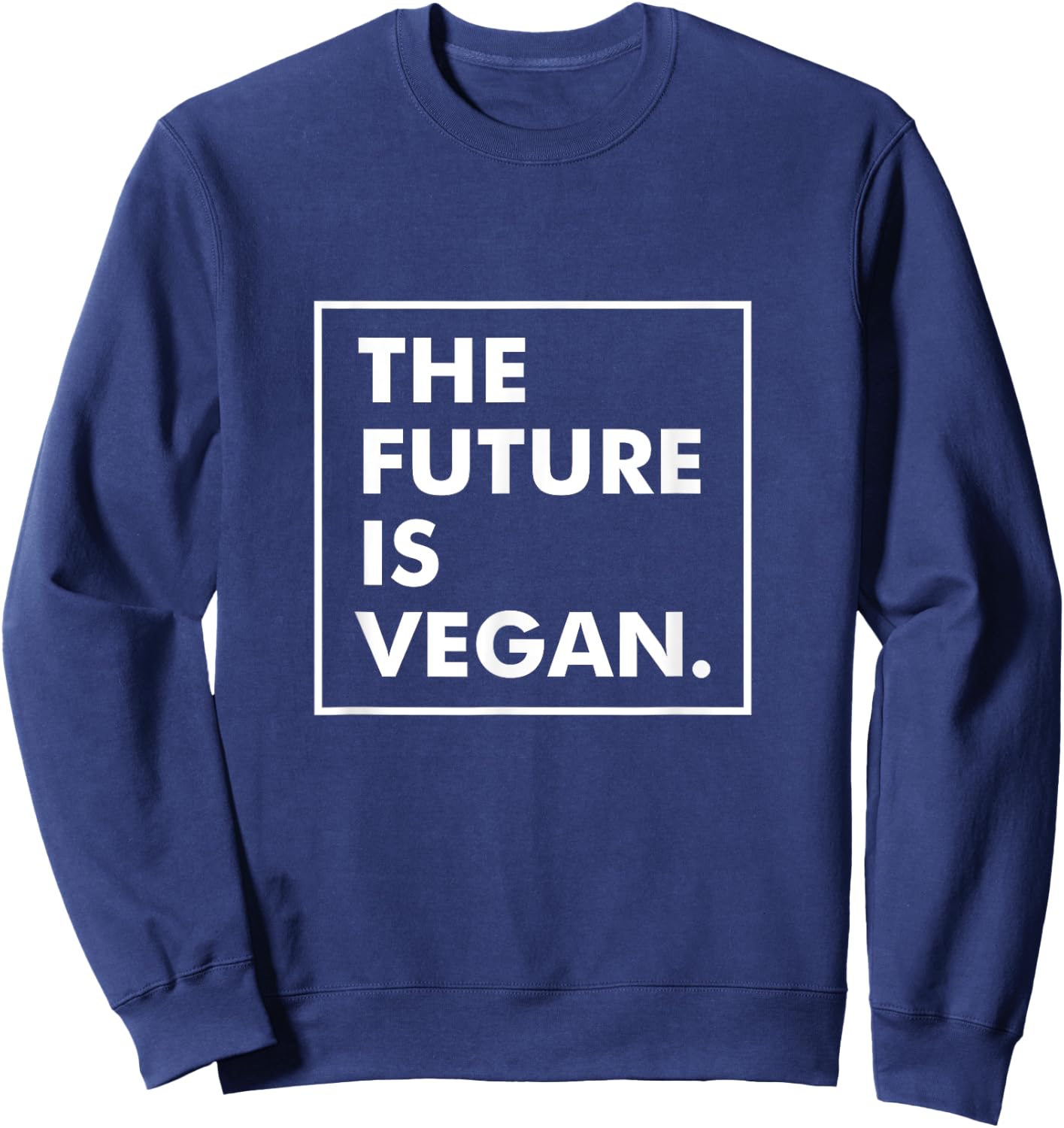 The future is vegan Sweatshirt - Sweatshirt | Navy