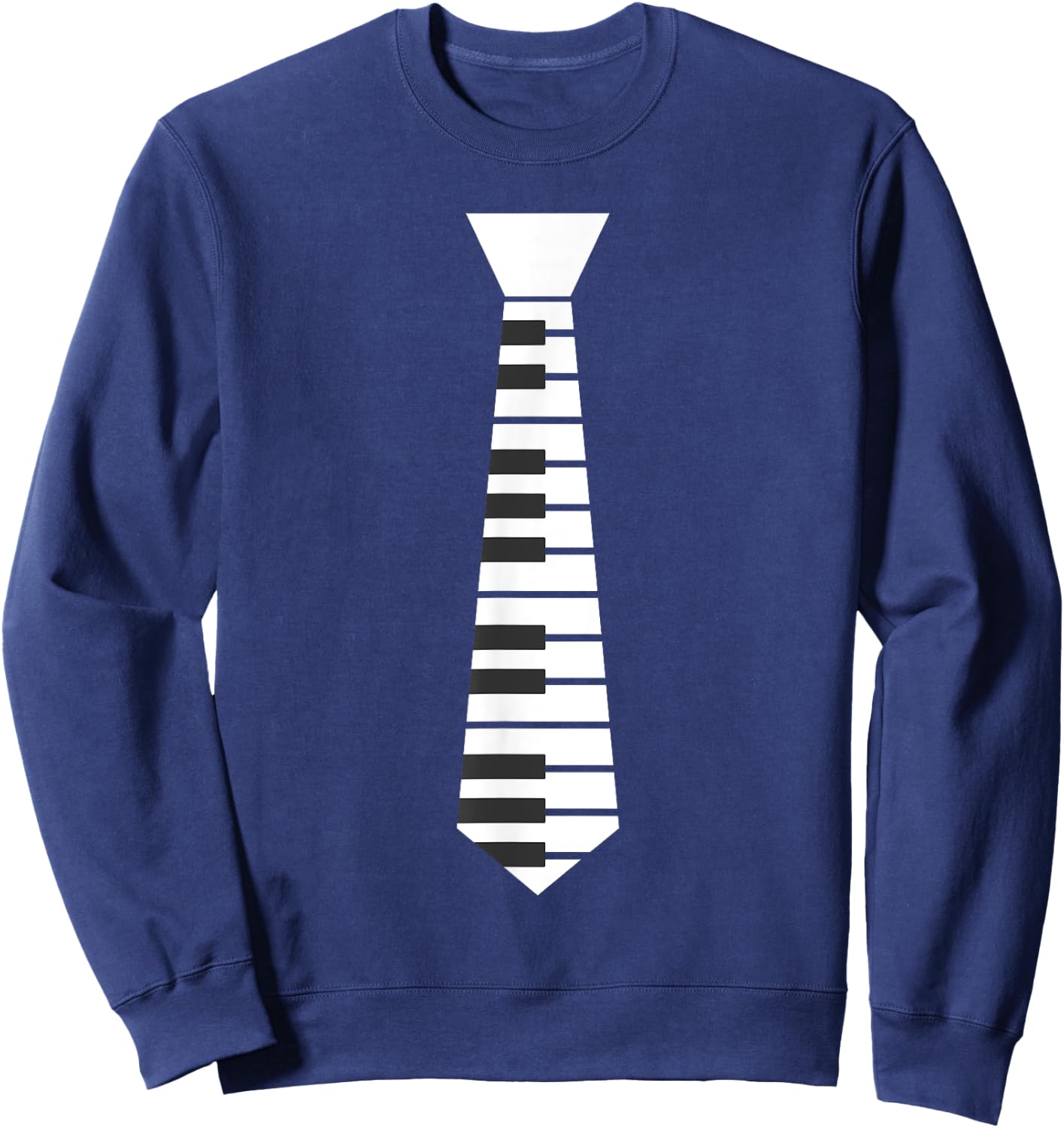 Piano Necktie Piano Player Pianist Classical Music Musician Sweatshirt - Sweatshirt | Navy