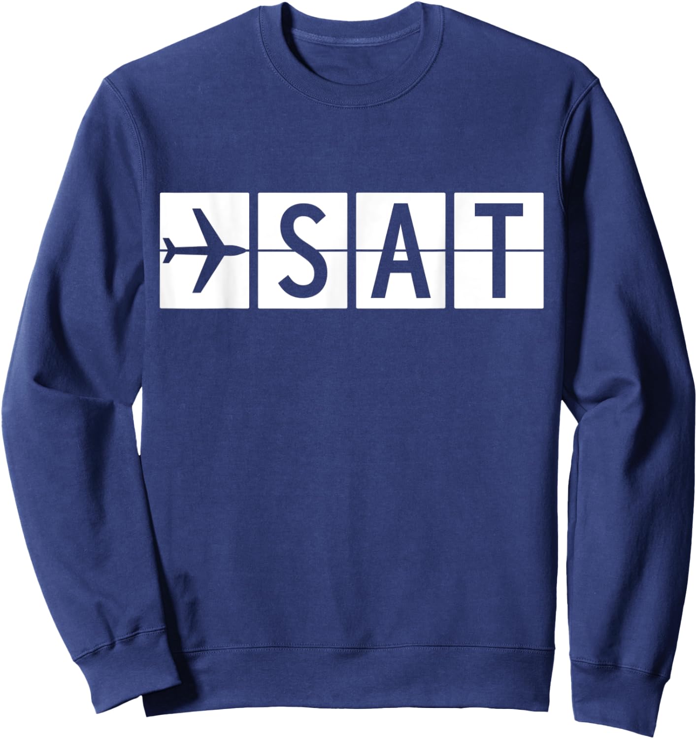 SAT San Antonio Texas Airport Sweatshirt - Sweatshirt | Navy
