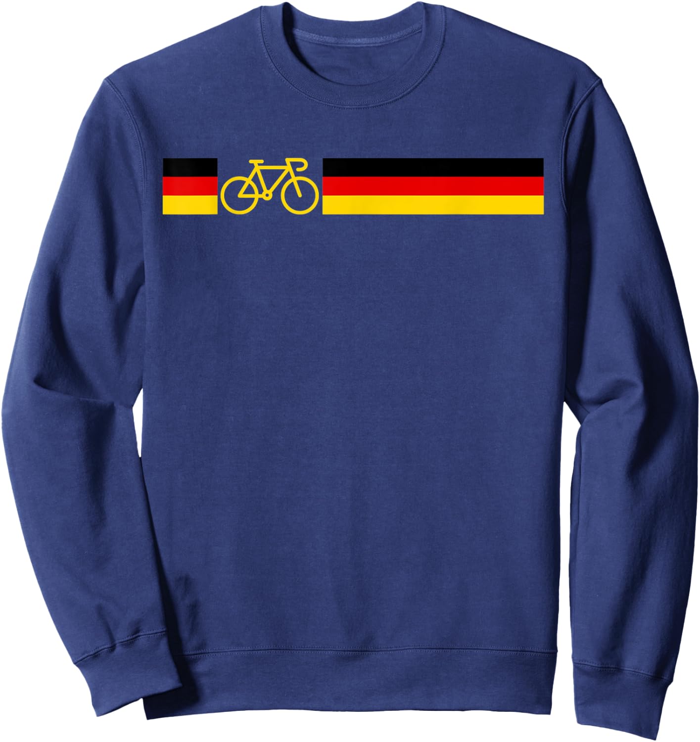 German Cyclist German bike Flag Cycling Bicycle Gift Sweatshirt - Sweatshirt | Navy