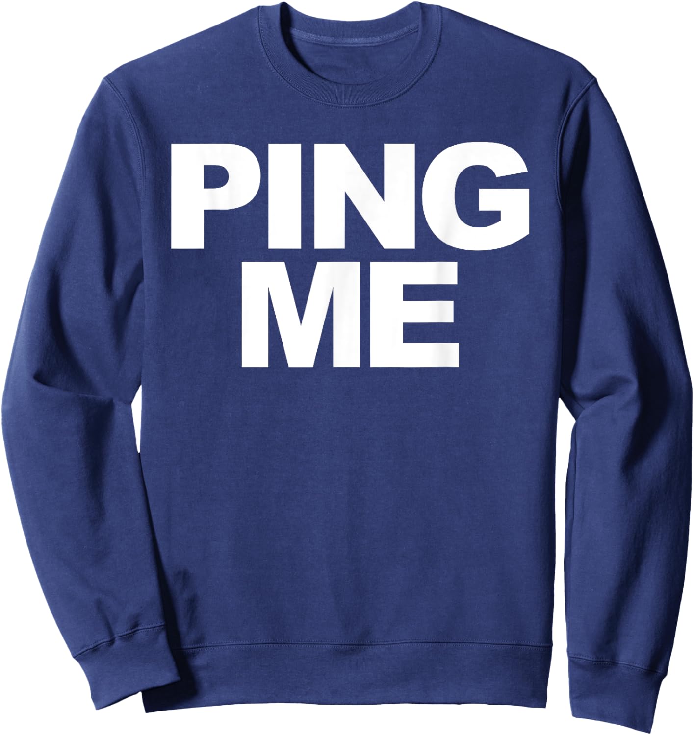 Ping Me Sweatshirt - Sweatshirt | Navy