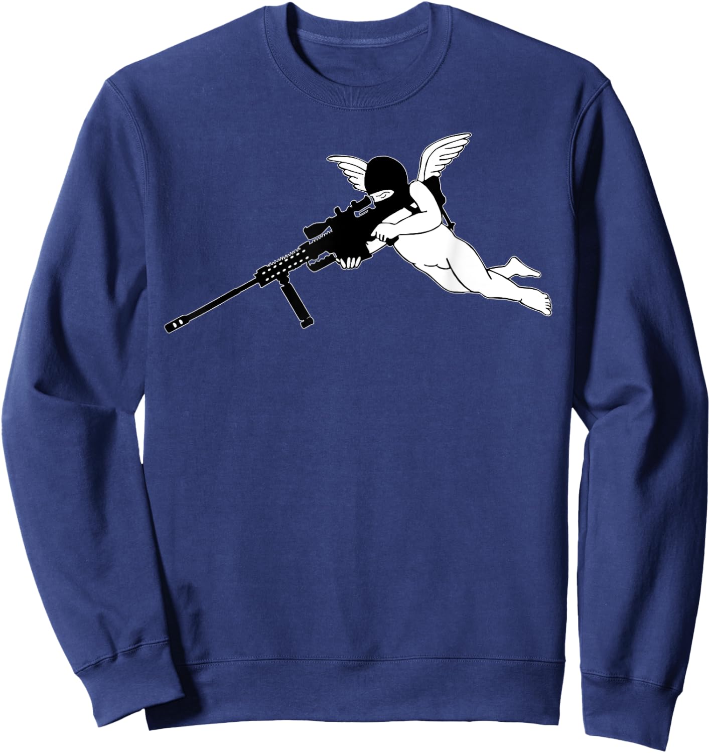 Angel with sniper. Sweatshirt - Sweatshirt | Navy
