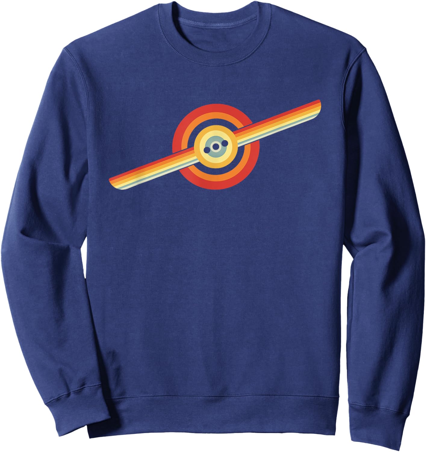 One Wheel Electric Skateboard Float Owner Skateboarding Sweatshirt - Sweatshirt | Navy