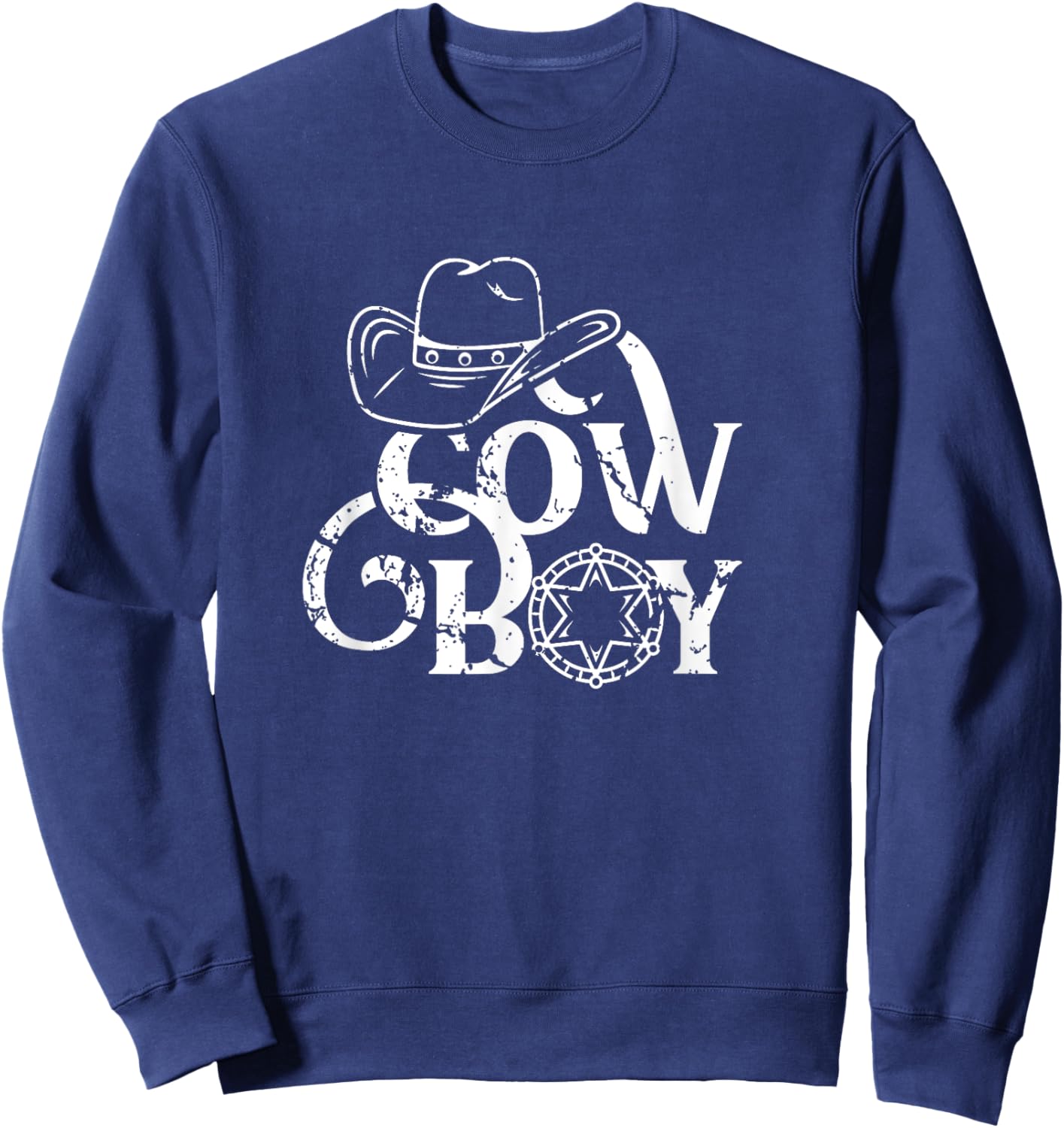 Cowboy America Wild West Cowboys USA Sweatshirt - Sweatshirt | Navy