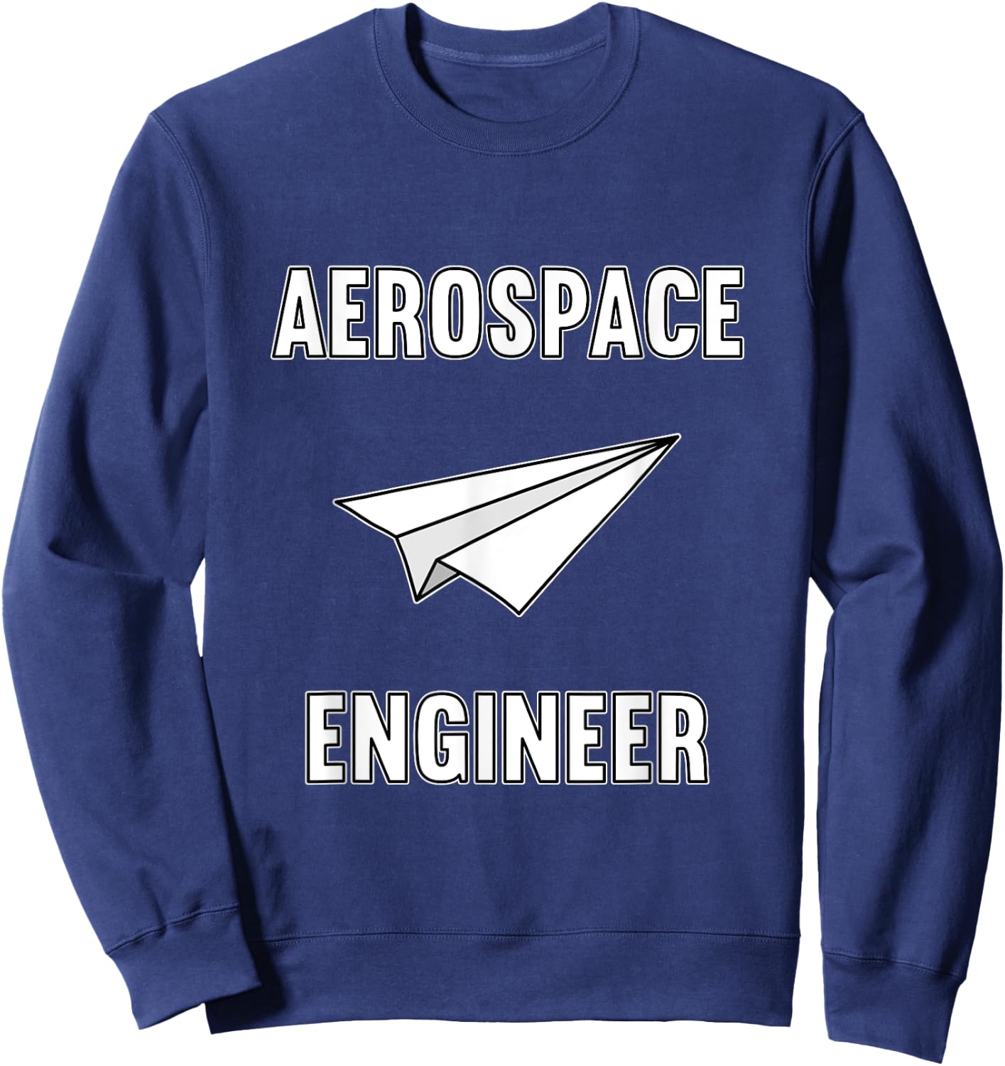 Aerospace Student Engineering Pilot Funny Aerospace Engineer - Adults - Black - Short Sleeve - Small - Classic Fit - Cotton Blend - Humorous Modern Casual - All Seasons - 1 Count Sweatshirt - Sweatshirt | Navy