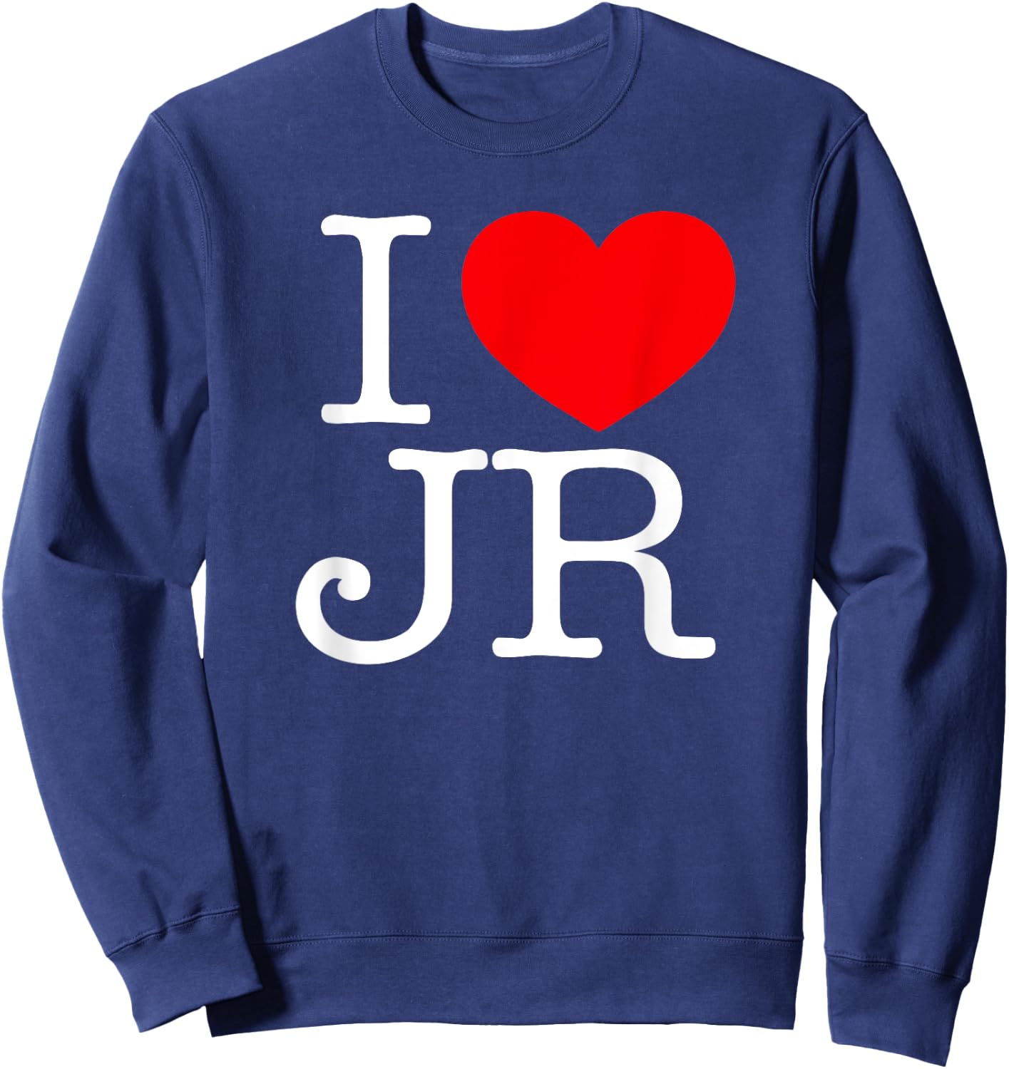 I Love (Heart) JR Sweatshirt - Sweatshirt | Navy