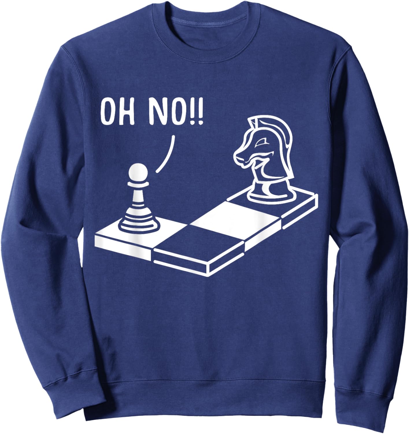 Oh No Springer Funny Chess Player Gift Chess Sweatshirt - Sweatshirt | Navy