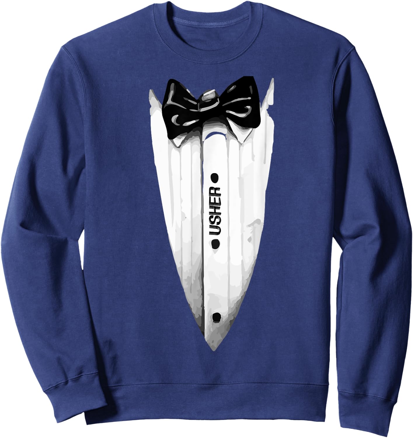 Groom's Crew Wedding Usher Sweatshirt - Sweatshirt | Navy