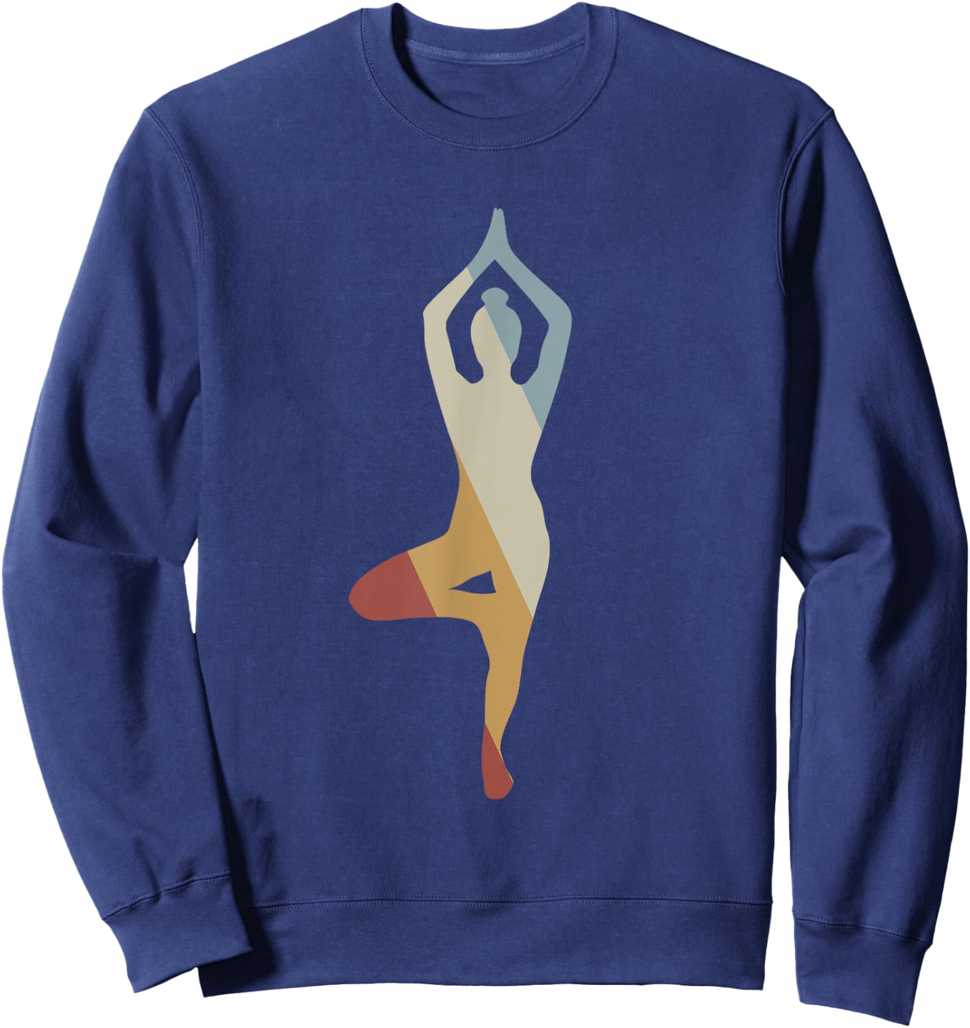 Yoga Retro Style Vintage Sweatshirt - Sweatshirt | Navy
