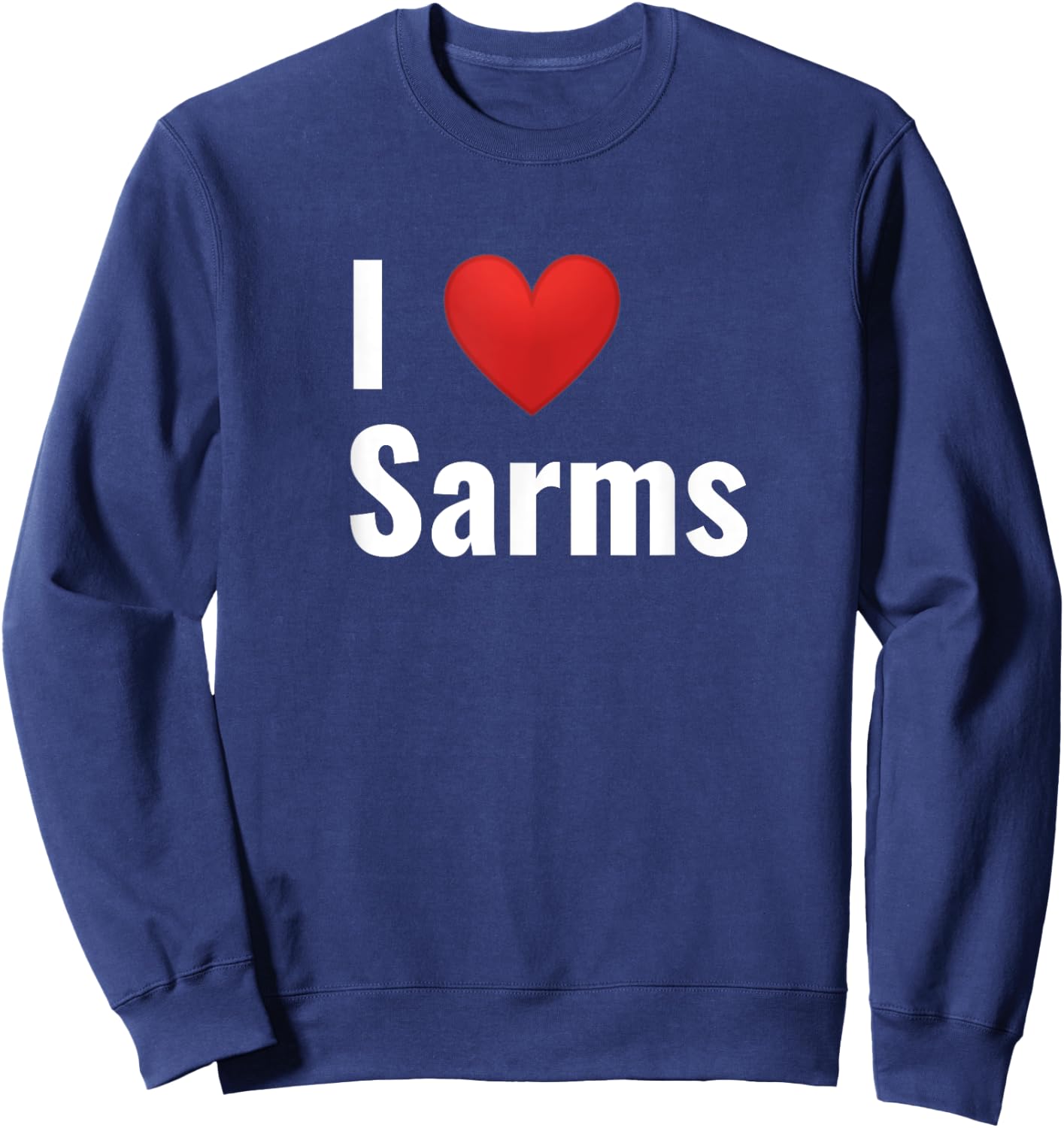 I heart Sarms Sweatshirt - Sweatshirt | Navy