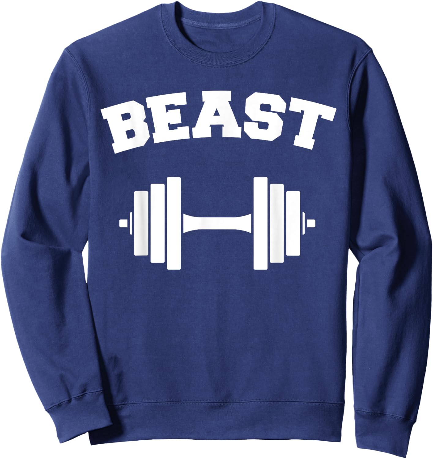 Beast Couples Weightlifting Beast Sweatshirt - Sweatshirt | Navy
