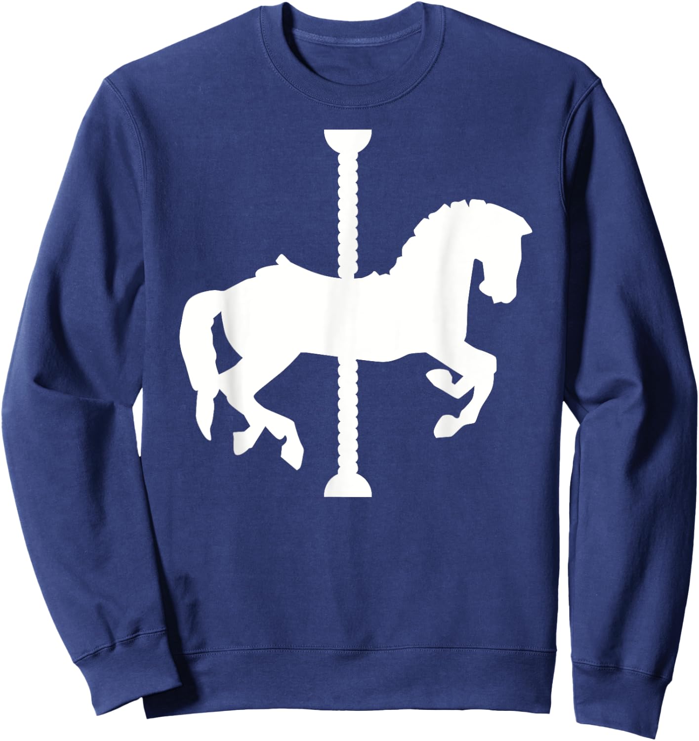 Carousel horse Sweatshirt - Sweatshirt | Navy