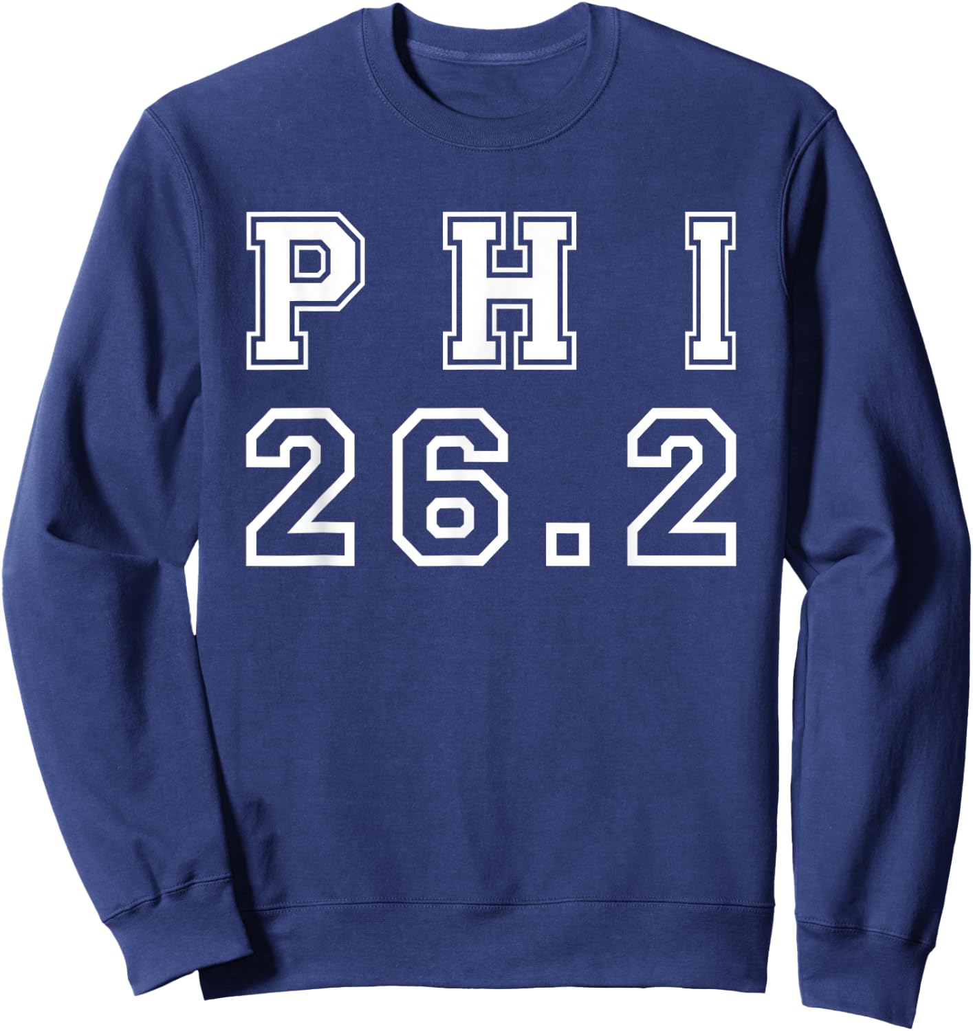 Philadelphia 26.2 Marathon Shirt Sweatshirt - Sweatshirt | Navy