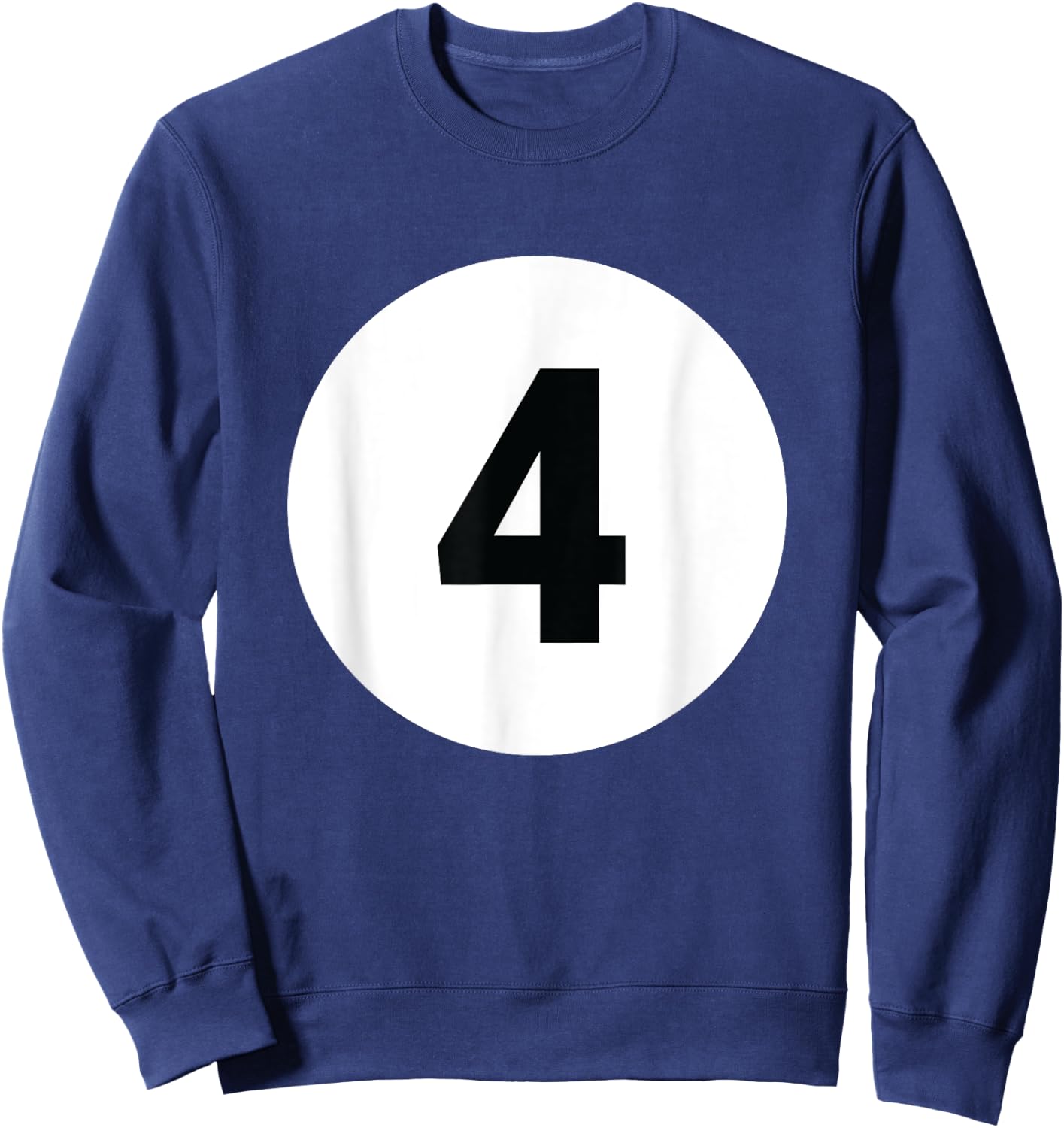 8 Pool Ball 4 Billiards Costume Halloween Group Matching Sweatshirt - Sweatshirt | Navy