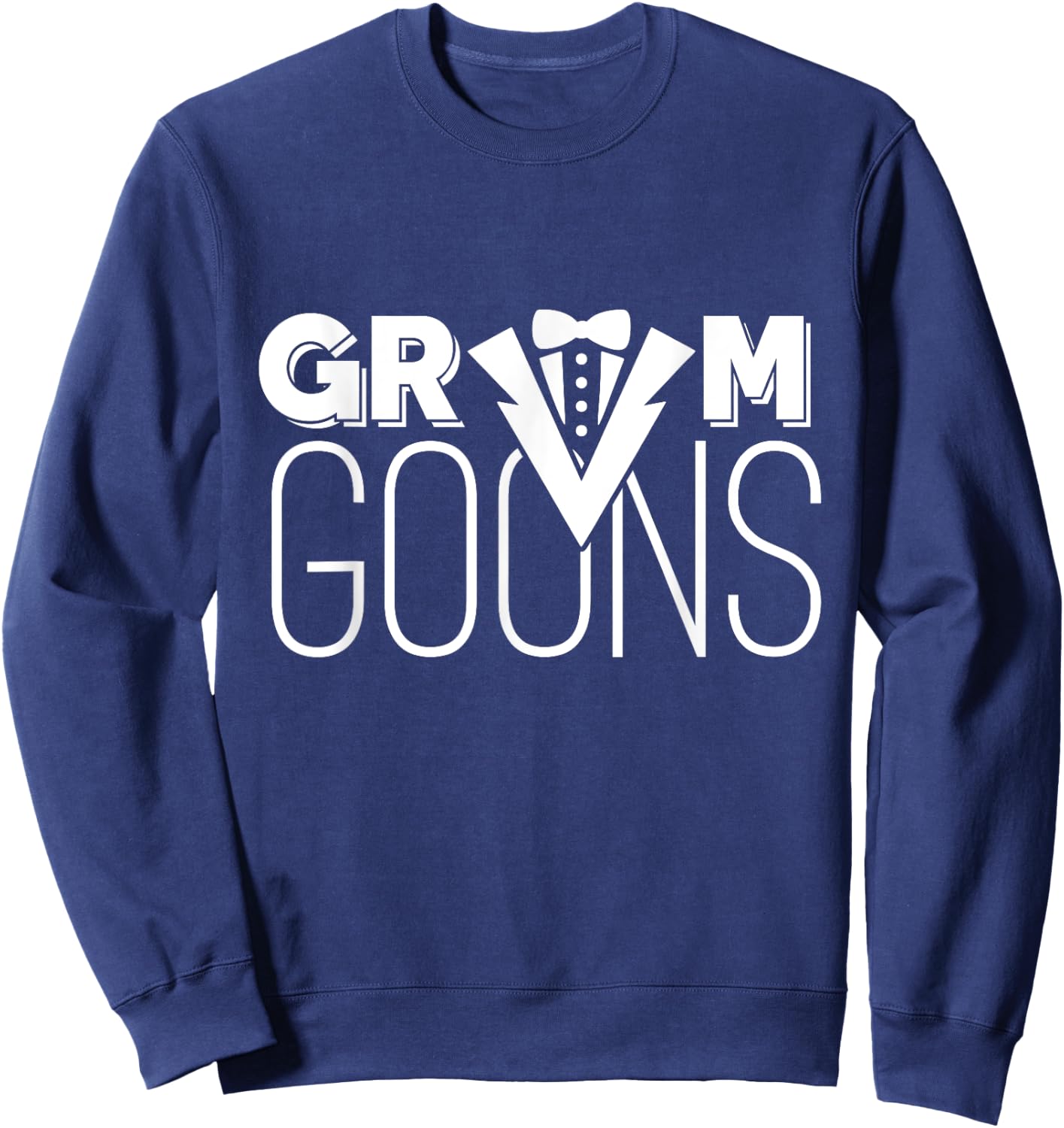 Grooms Goons Groomsman Sweatshirt - Sweatshirt | Navy
