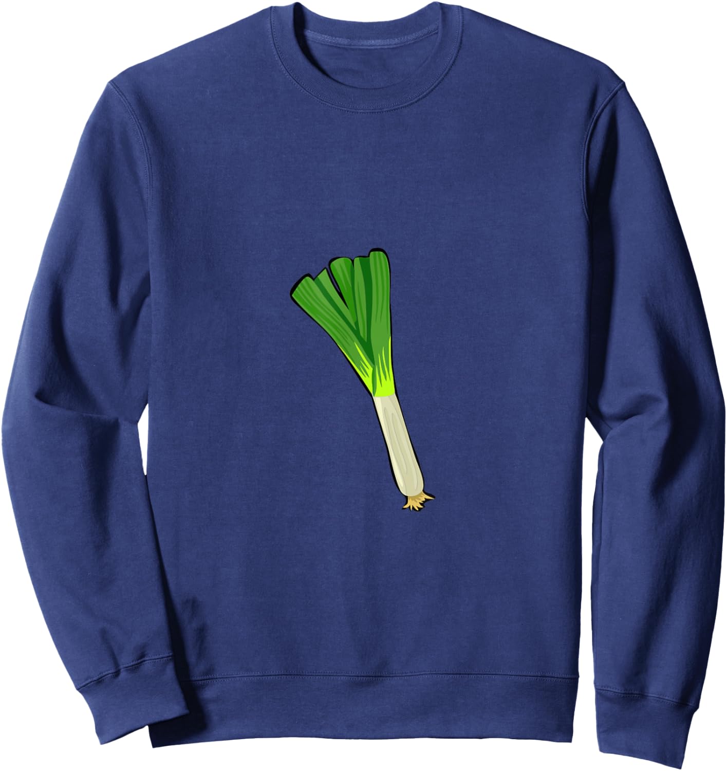 Funny Fitness Buddy Leek Sweatshirt - Sweatshirt | Navy