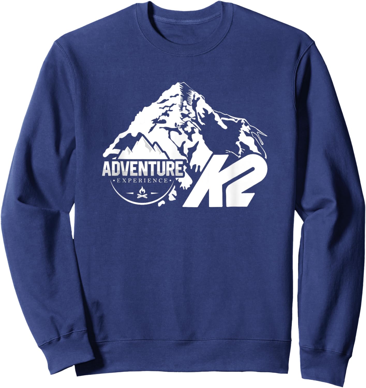 Campfire Adventure Mountain Sweatshirt - Sweatshirt | Navy